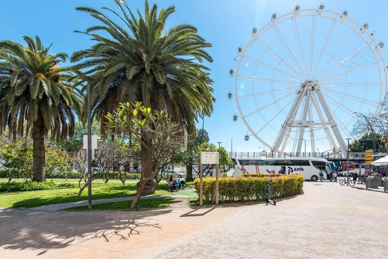 马拉加Estudio En Paseo Maritimo Frente A La Playa公寓 公寓 马拉加